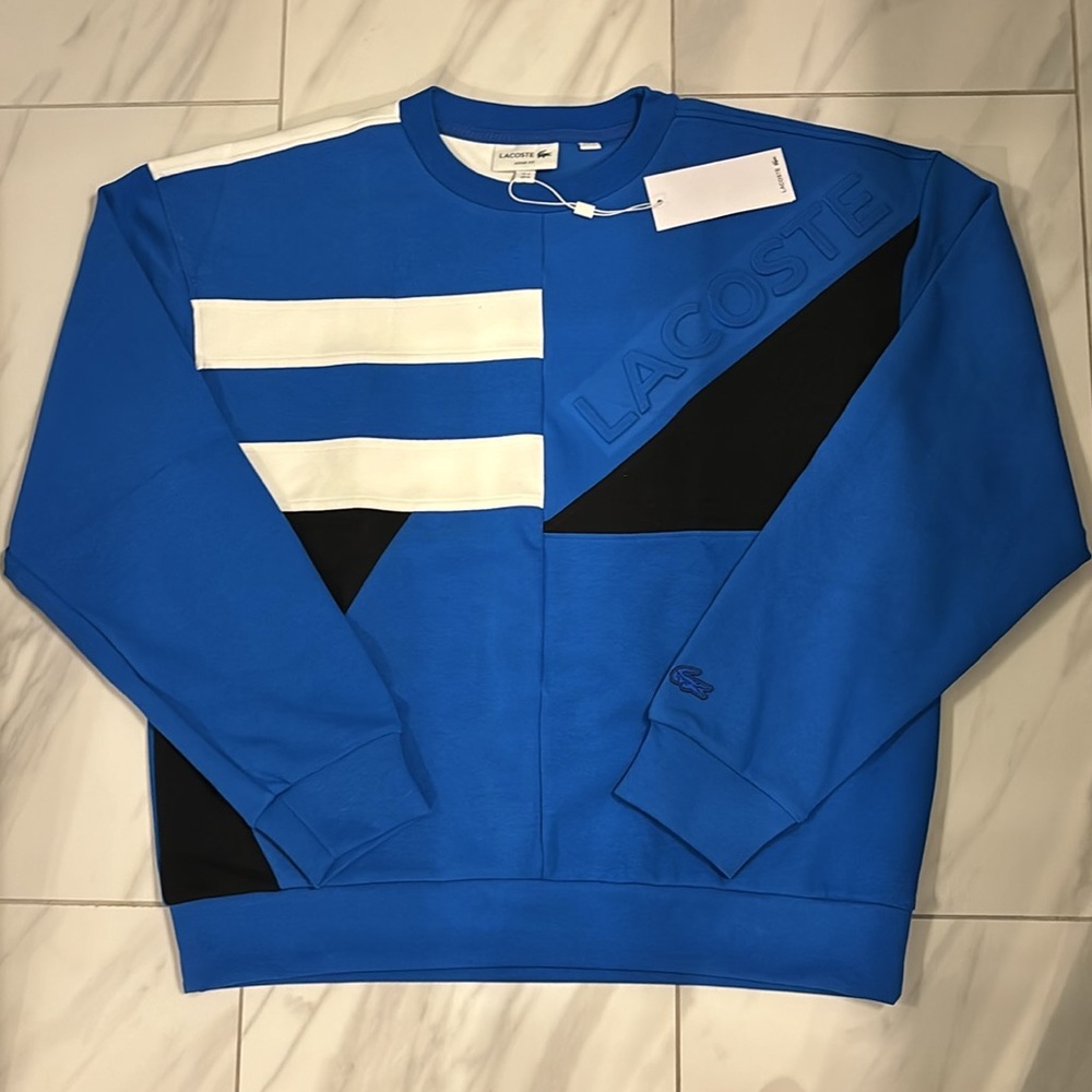 Men’s Lacoste Loose Fit Pullover Sweatshirt